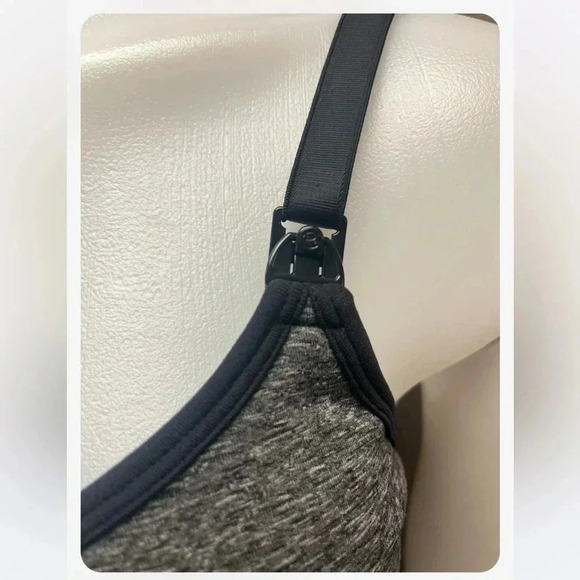 Bravado Basics Maternity  Nursing Slimming Long Black Grey Tank Top Size XL - Picture 5 of 10